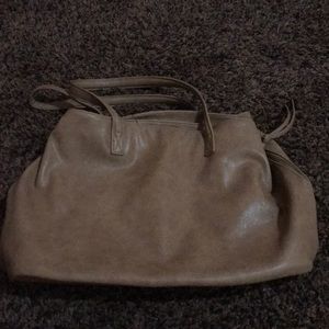 Large light brown purse